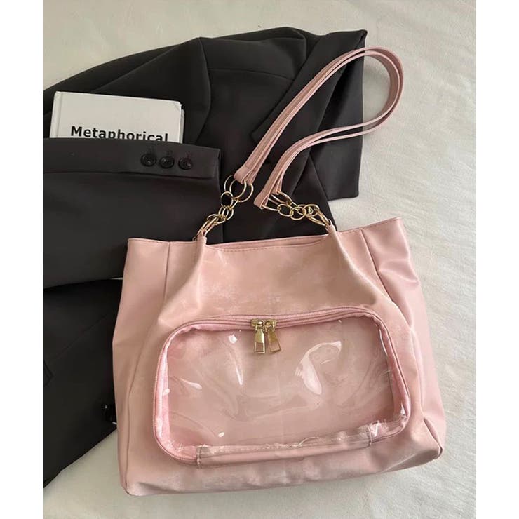 冬新作 チェーンハンドル クリアポケット付き | ShopNikoNiko | 詳細画像12 