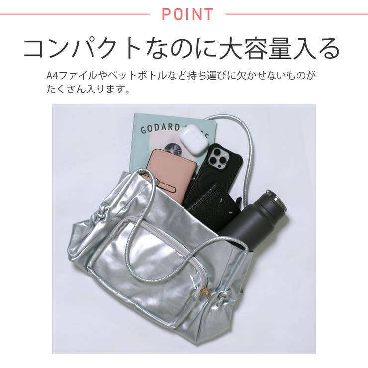 冬新作 ダブルハンドル クリアポケット付き | ShopNikoNiko | 詳細画像5 