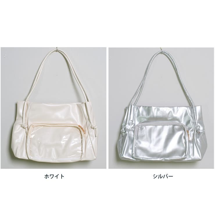 冬新作 ダブルハンドル クリアポケット付き | ShopNikoNiko | 詳細画像2 