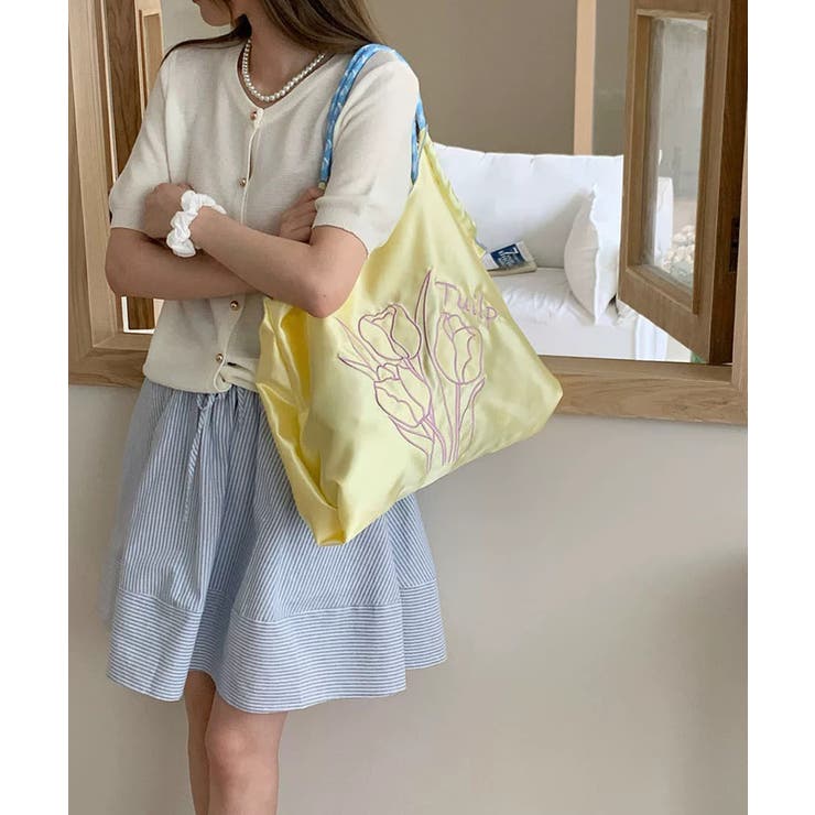 冬新作 チューリップ刺繍 サテン | ShopNikoNiko | 詳細画像22 