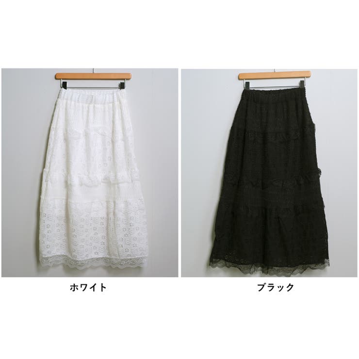 冬新作 フラワーレース ティアード | ShopNikoNiko | 詳細画像2 