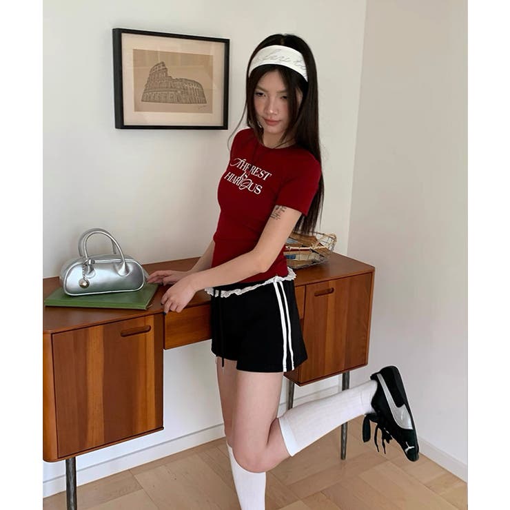 冬新作 レース付き サイドライン | ShopNikoNiko | 詳細画像7 