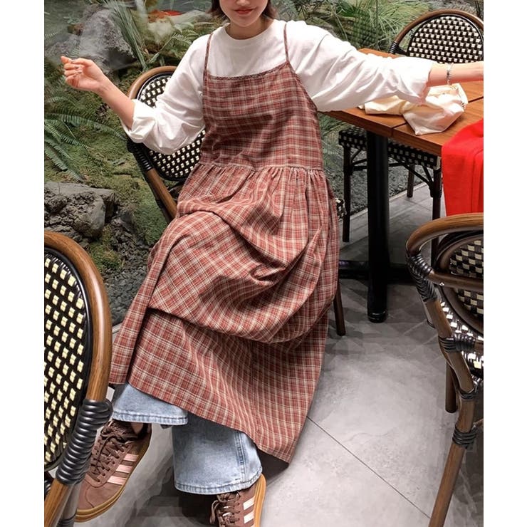 春新作 チェック柄 前後2WAY | ShopNikoNiko | 詳細画像8 