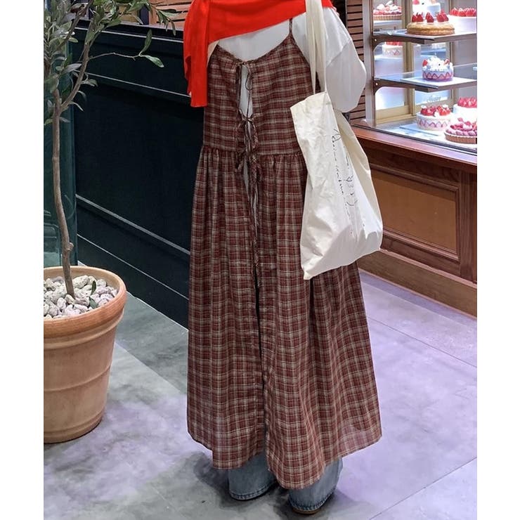 春新作 チェック柄 前後2WAY | ShopNikoNiko | 詳細画像10 