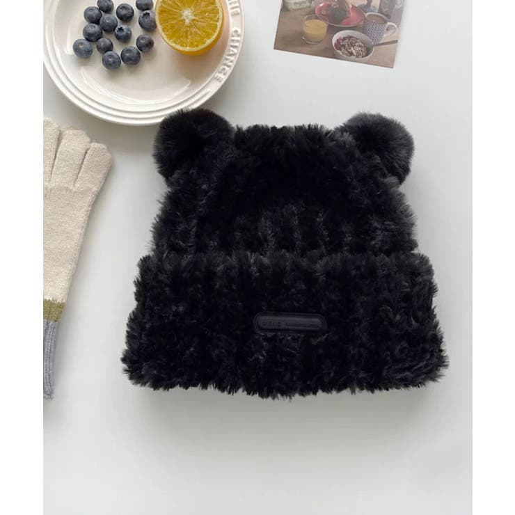 冬新作 くま耳付き シャギーニット | ShopNikoNiko | 詳細画像8 