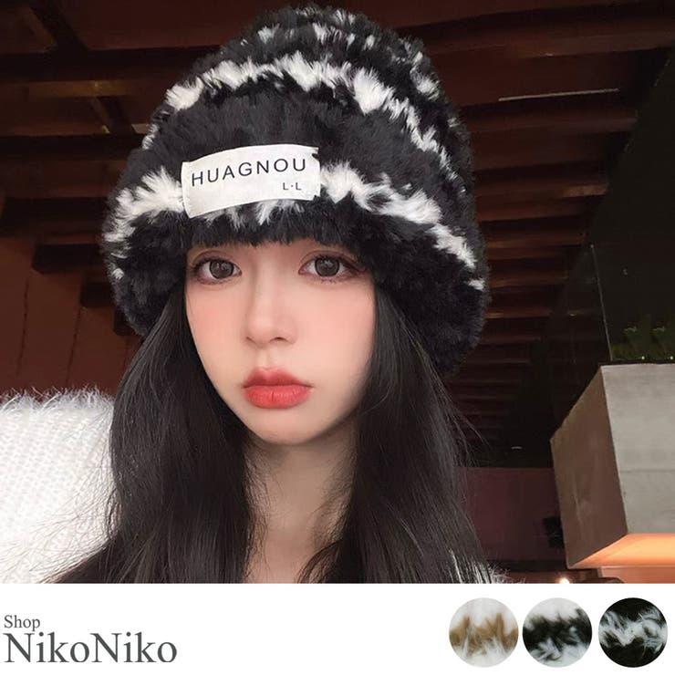 冬新作 ボーダー シャギーニット | ShopNikoNiko | 詳細画像1 