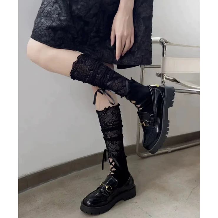 冬新作 レースアップ シアーレース | ShopNikoNiko | 詳細画像5 