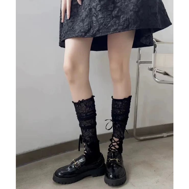 冬新作 レースアップ シアーレース | ShopNikoNiko | 詳細画像6 