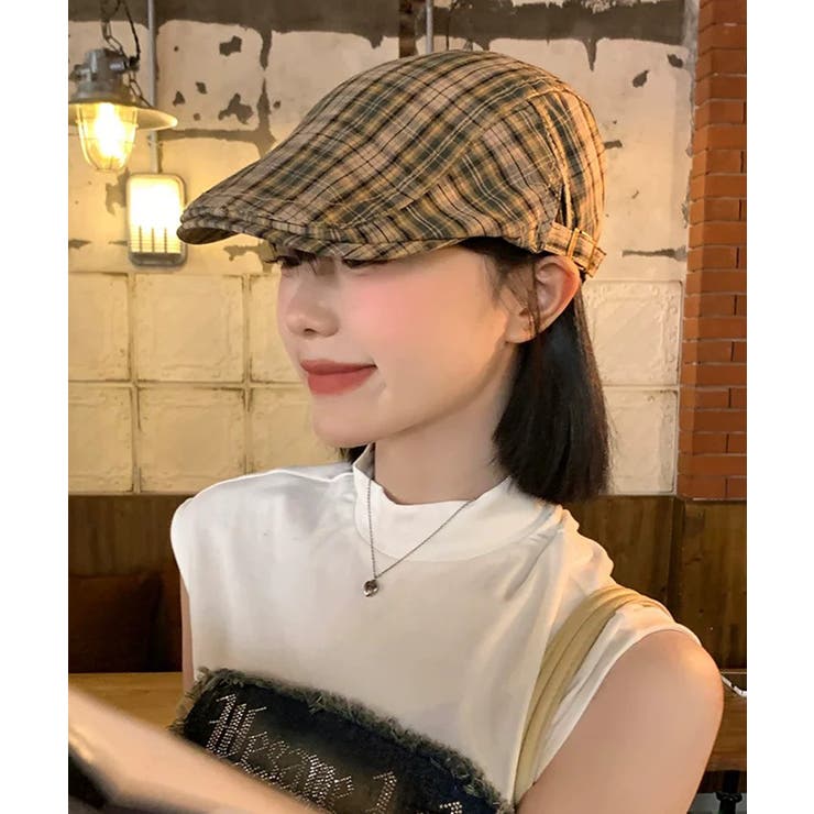 イエロー | 冬新作 チェック柄 スクエアベルト | ShopNikoNiko