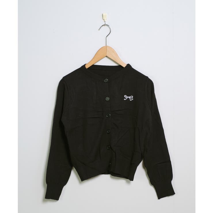 冬新作 ワンポイントリボン刺繍 ニットカーディガン | ShopNikoNiko | 詳細画像14 