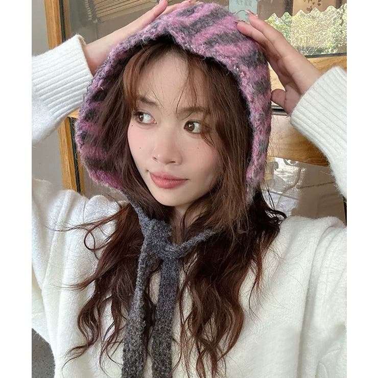 ブルー | 冬新作 ボーダー柄 紐付き | ShopNikoNiko