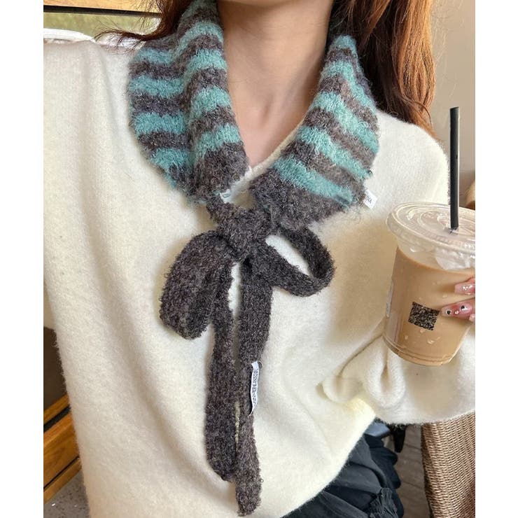 冬新作 ボーダー柄 紐付き | ShopNikoNiko | 詳細画像14 