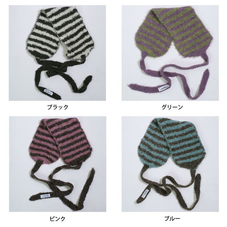 冬新作 ボーダー柄 紐付き | ShopNikoNiko | 詳細画像2 