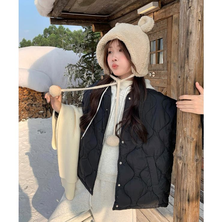 冬新作 ワンポイントロゴ刺繍 オーバーサイズ | ShopNikoNiko | 詳細画像5 