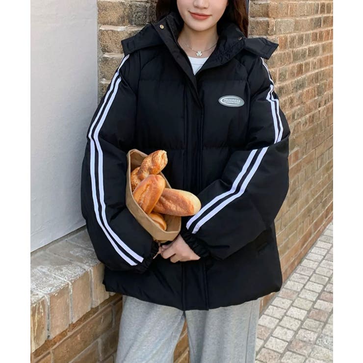 冬新作 袖ライン ワンポイントロゴ | ShopNikoNiko | 詳細画像6 