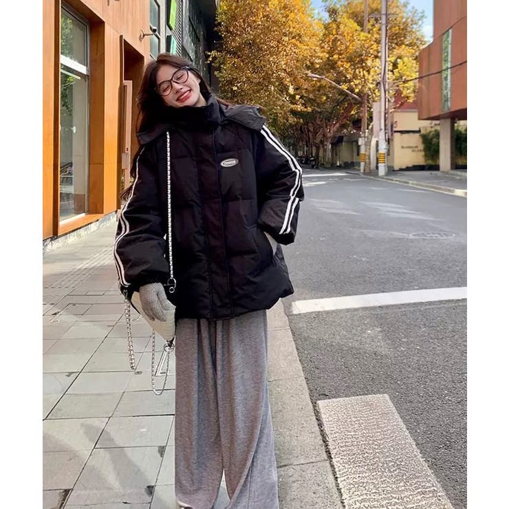 冬新作 袖ライン ワンポイントロゴ | ShopNikoNiko | 詳細画像9 