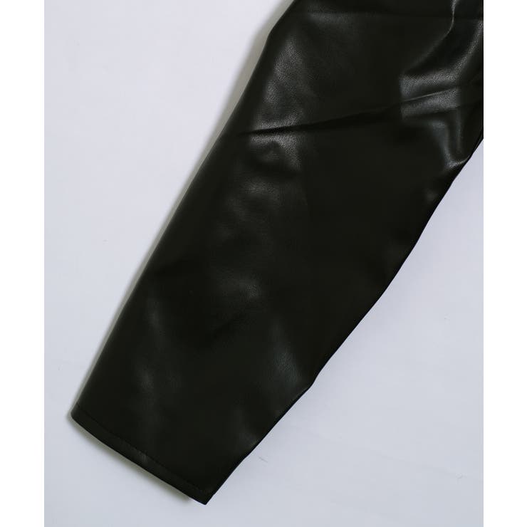 冬新作 PUレザー テーラードジャケット海外コーデ | ShopNikoNiko | 詳細画像16 