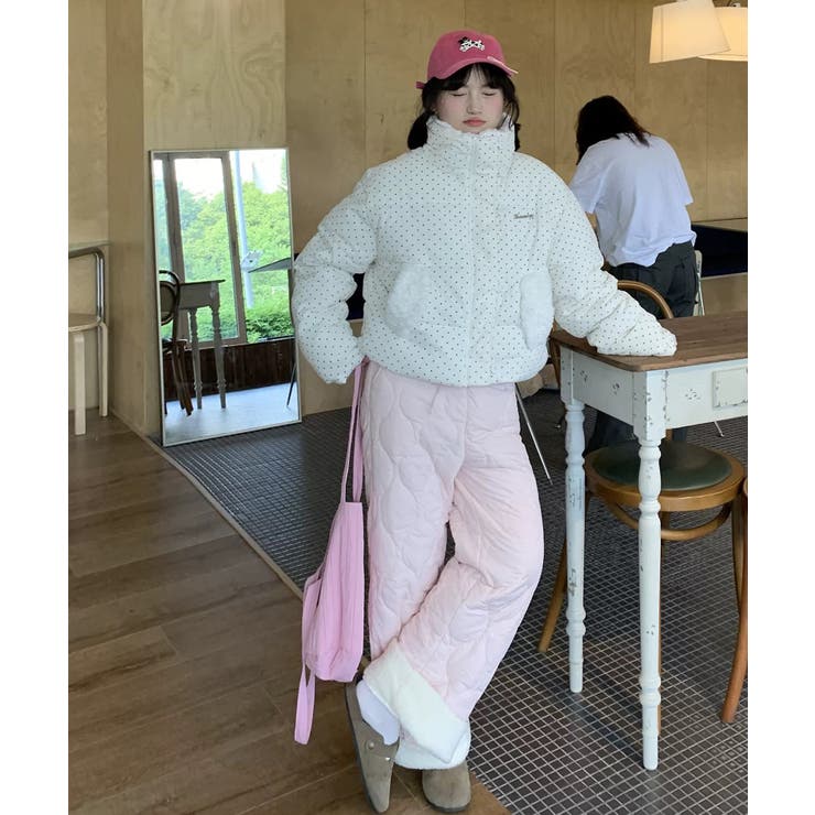 冬新作 ドット柄 ボアカラー | ShopNikoNiko | 詳細画像7 