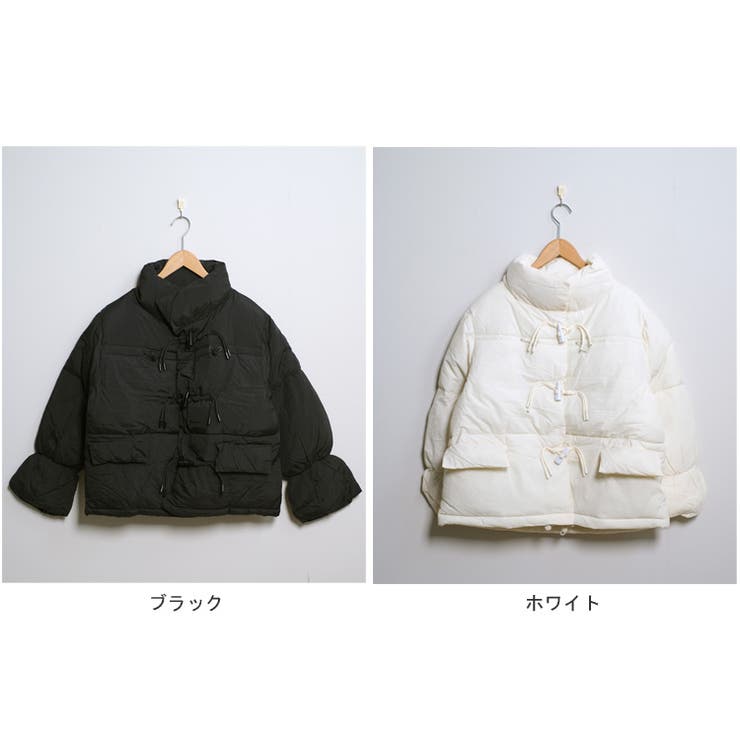 冬新作 トグルボタン スタンドカラー | ShopNikoNiko | 詳細画像2 