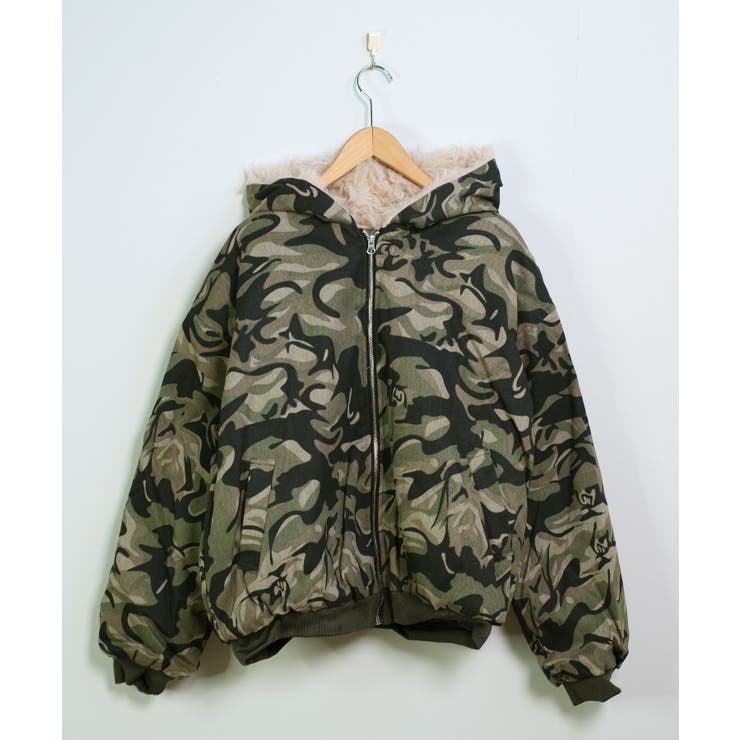 冬新作 カモフラ フェイクファー | ShopNikoNiko | 詳細画像11 