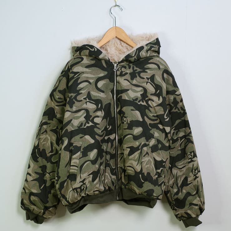 冬新作 カモフラ フェイクファー | ShopNikoNiko | 詳細画像2 