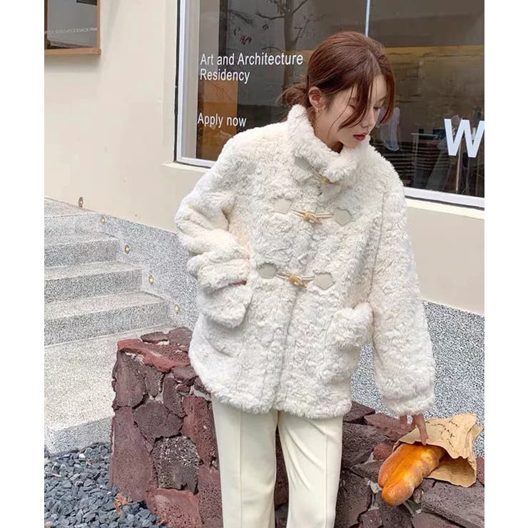 冬新作 トグルボタン フェイクファー | ShopNikoNiko | 詳細画像7 