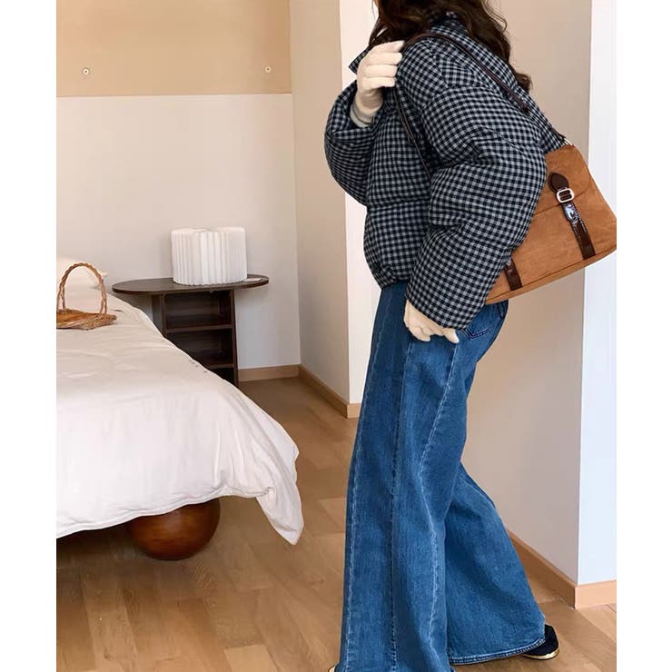 冬新作 ギンガムチェック ショート丈 | ShopNikoNiko | 詳細画像4 