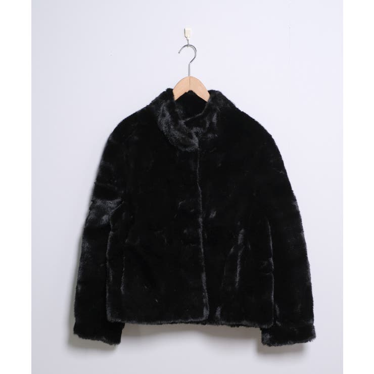 冬新作 スタンドカラー フェイクファーブルゾン海外コーデ | ShopNikoNiko | 詳細画像10 