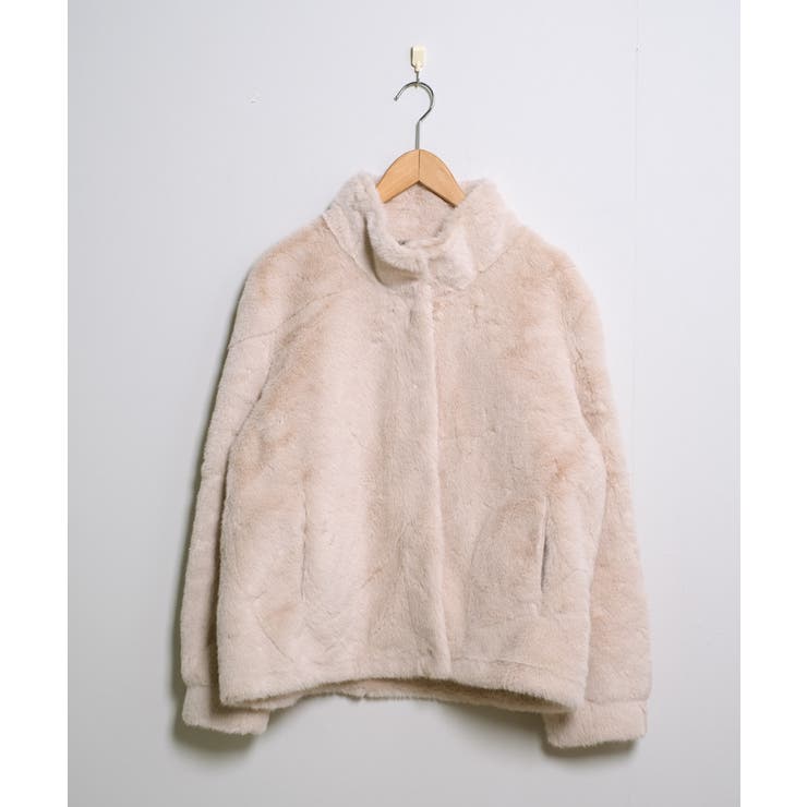 冬新作 スタンドカラー フェイクファーブルゾン海外コーデ | ShopNikoNiko | 詳細画像11 