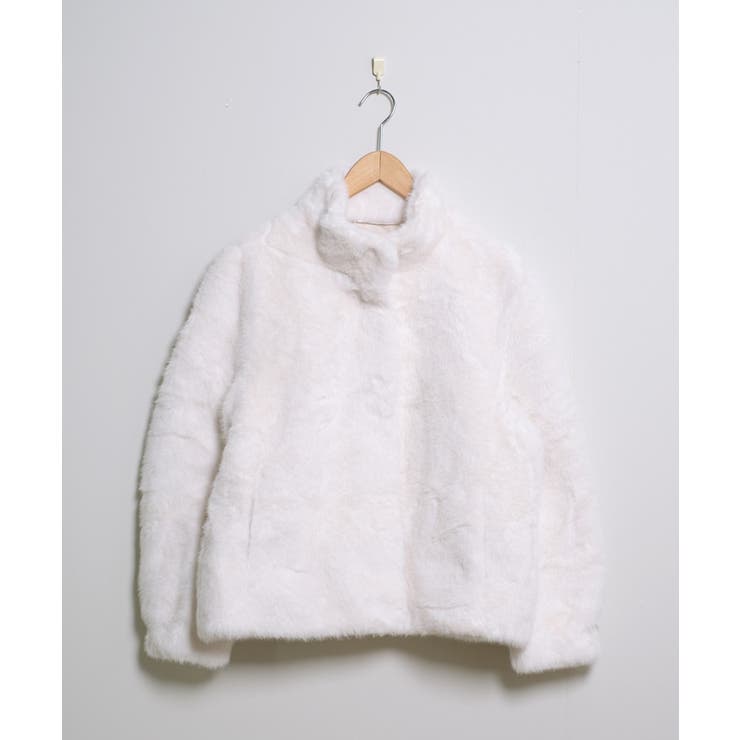 冬新作 スタンドカラー フェイクファーブルゾン海外コーデ | ShopNikoNiko | 詳細画像12 