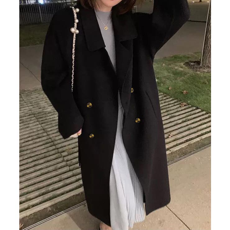 冬新作 ウエストベルト付き ロング丈 | ShopNikoNiko | 詳細画像5 