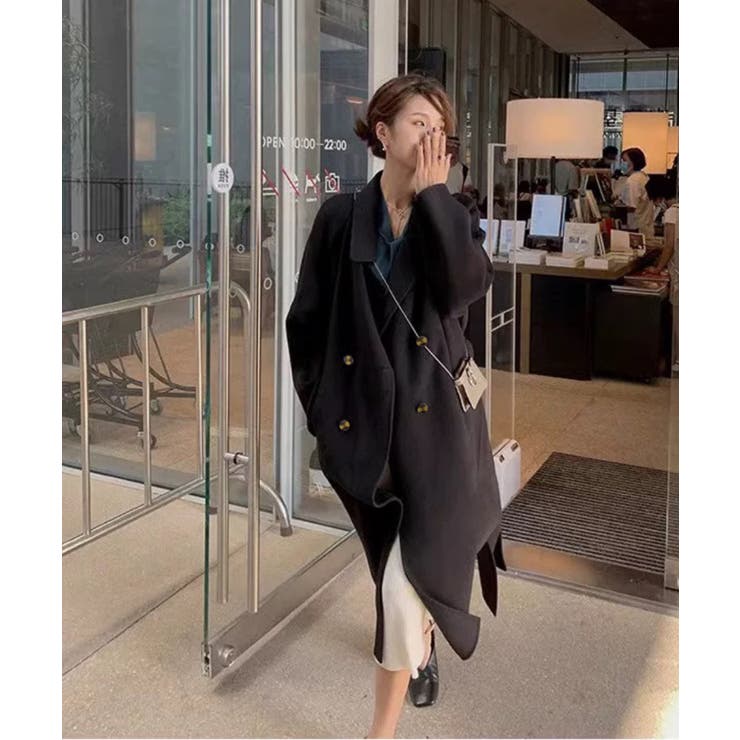 冬新作 ウエストベルト付き ロング丈 | ShopNikoNiko | 詳細画像6 