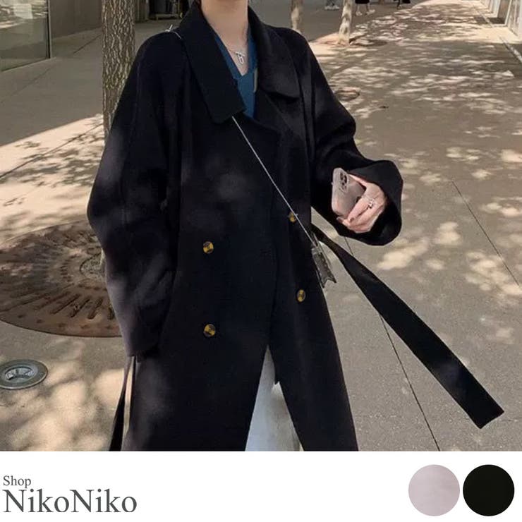 冬新作 ウエストベルト付き ロング丈 | ShopNikoNiko | 詳細画像1 
