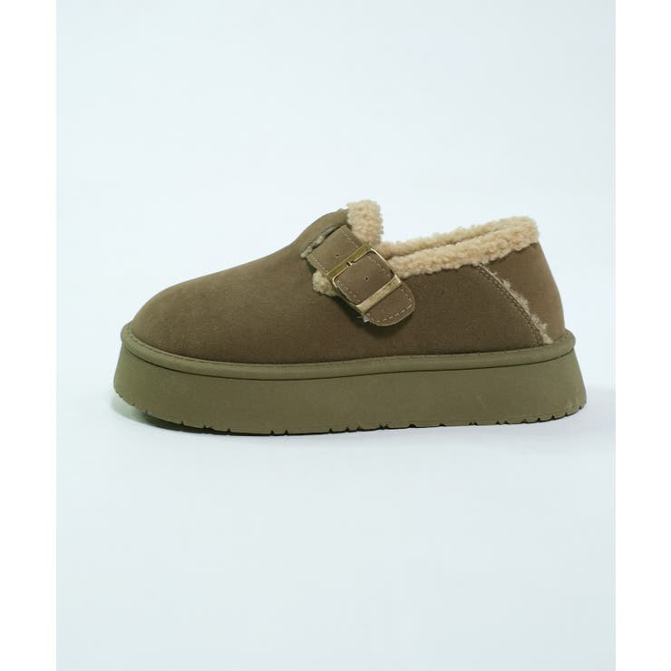 冬新作 フェイクムートン ベルトデザイン | ShopNikoNiko | 詳細画像15 