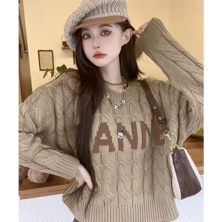 ベージュ | 冬新作 フロントロゴ ショート丈 | ShopNikoNiko