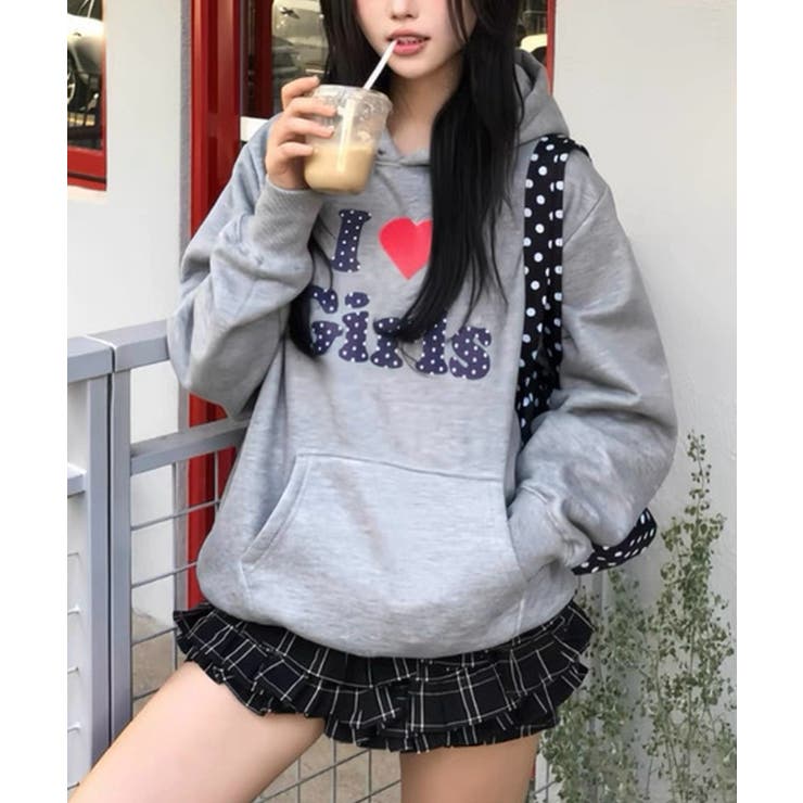 冬新作 ドット柄I Love | ShopNikoNiko | 詳細画像4 