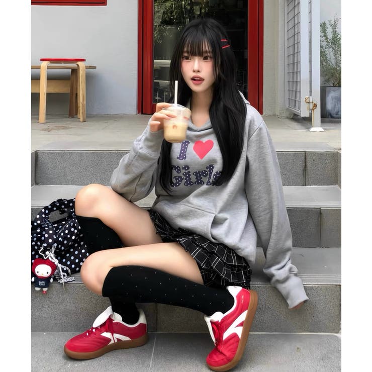 冬新作 ドット柄I Love | ShopNikoNiko | 詳細画像6 