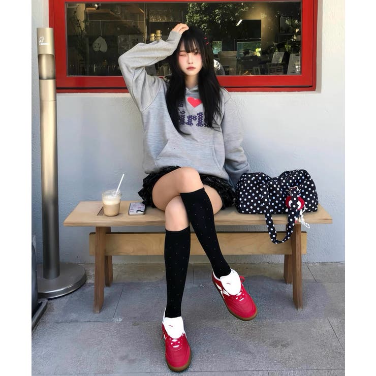 冬新作 ドット柄I Love | ShopNikoNiko | 詳細画像7 