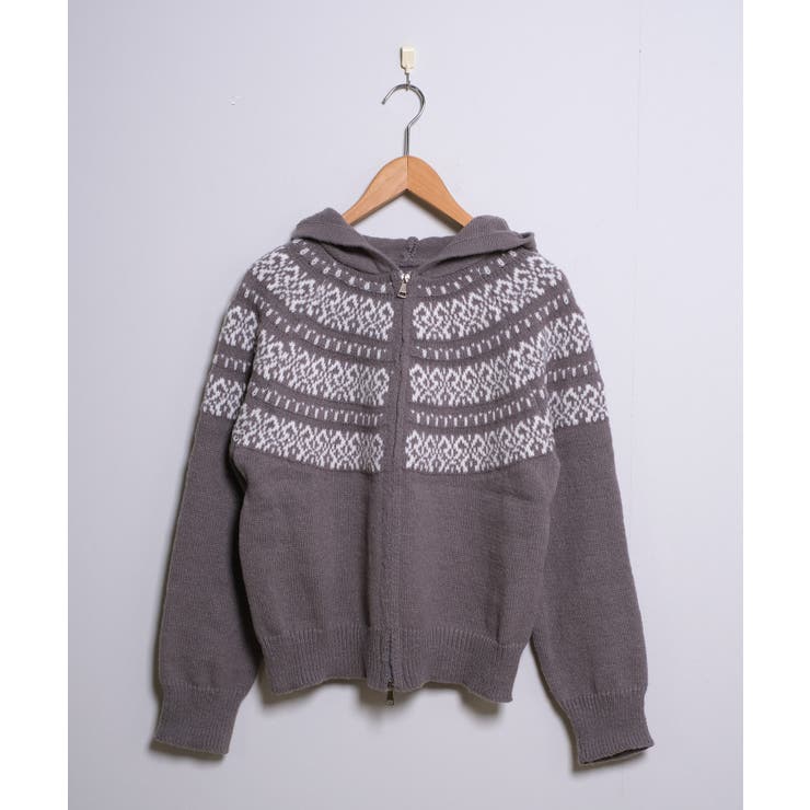 冬新作 ノルディック柄 ダブルジップアップ | ShopNikoNiko | 詳細画像12 