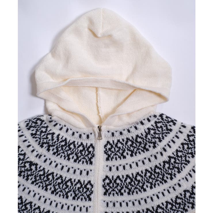 冬新作 ノルディック柄 ダブルジップアップ | ShopNikoNiko | 詳細画像16 