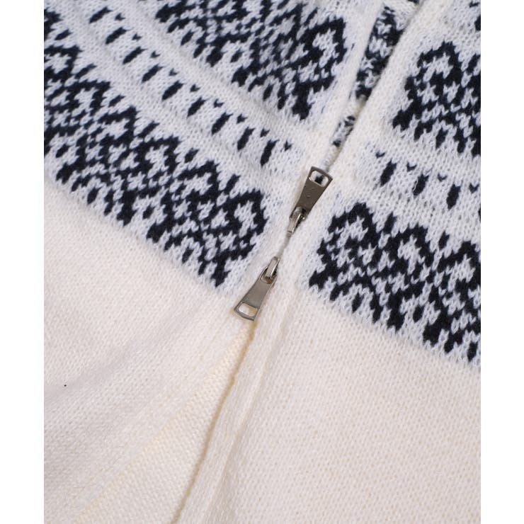 冬新作 ノルディック柄 ダブルジップアップ | ShopNikoNiko | 詳細画像17 