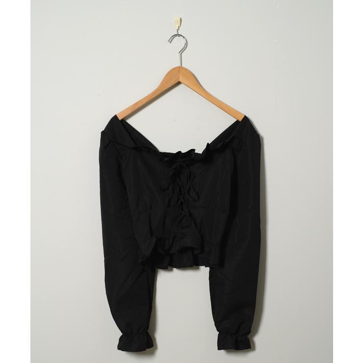 春新作 レースアップリボン フリルネック | ShopNikoNiko | 詳細画像10 