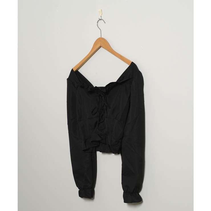 春新作 レースアップリボン フリルネック | ShopNikoNiko | 詳細画像13 