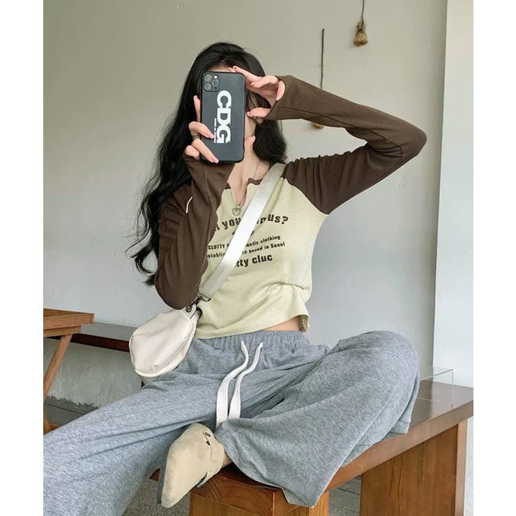 冬新作 スリットネック ラグラン | ShopNikoNiko | 詳細画像8 