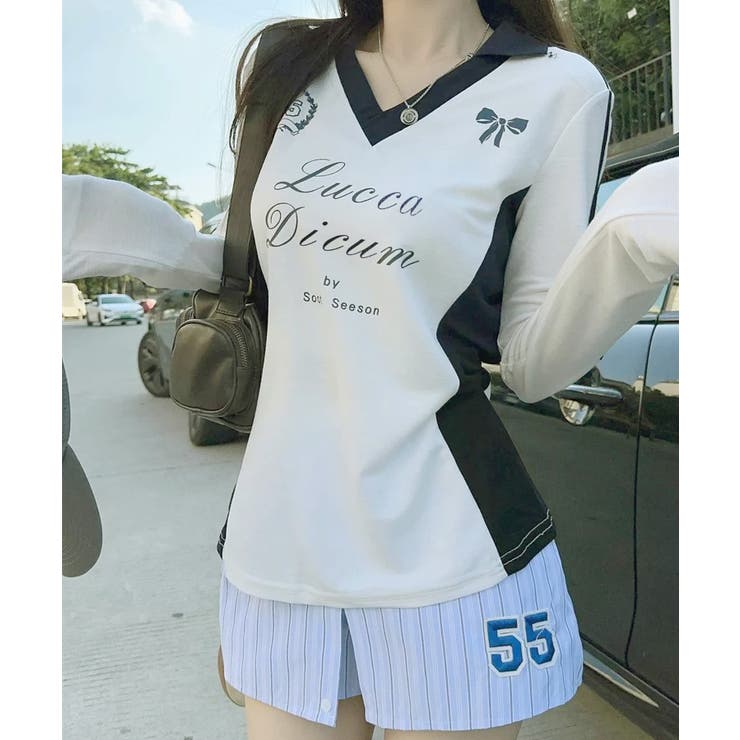 冬新作 バックリボン ユニフォーム風 | ShopNikoNiko | 詳細画像6 