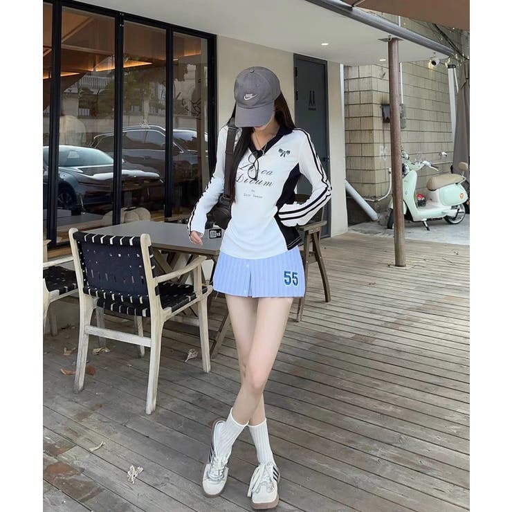 冬新作 バックリボン ユニフォーム風 | ShopNikoNiko | 詳細画像8 