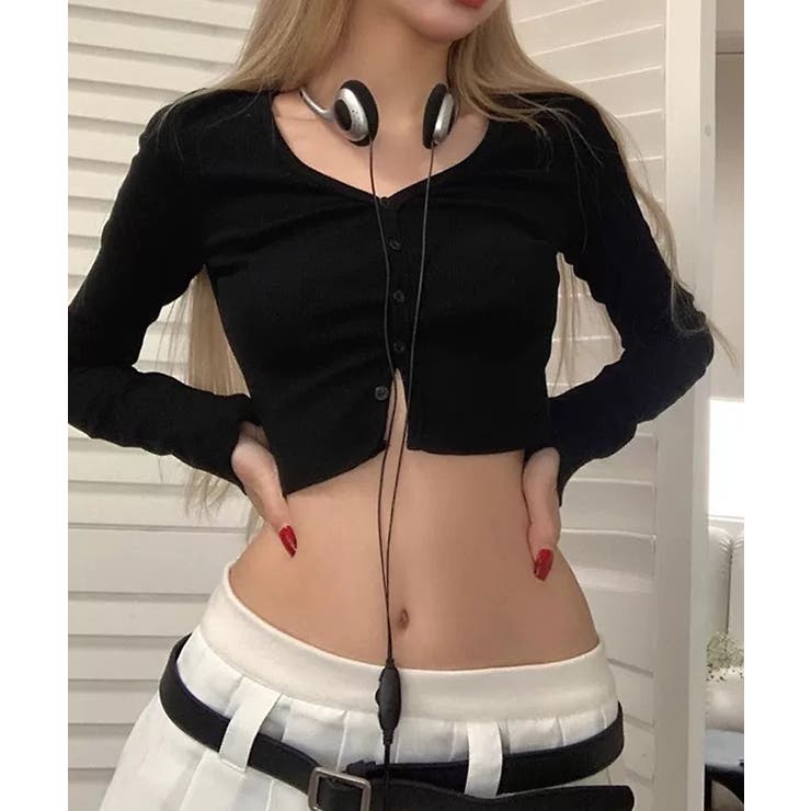 冬新作 袖スリット クロップド丈 | ShopNikoNiko | 詳細画像4 