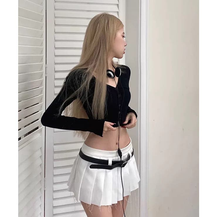 冬新作 袖スリット クロップド丈 | ShopNikoNiko | 詳細画像5 