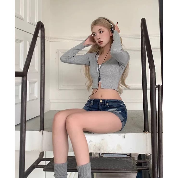 冬新作 袖スリット クロップド丈 | ShopNikoNiko | 詳細画像9 