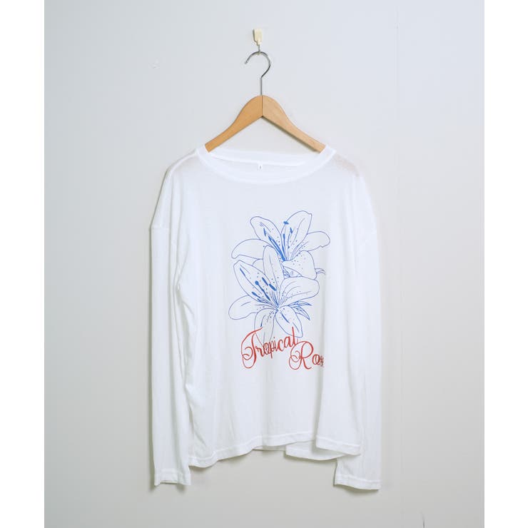 冬新作 フラワープリント シアーオーバートップス | ShopNikoNiko | 詳細画像12 